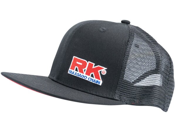 RK Basecap schwarz, rot,
