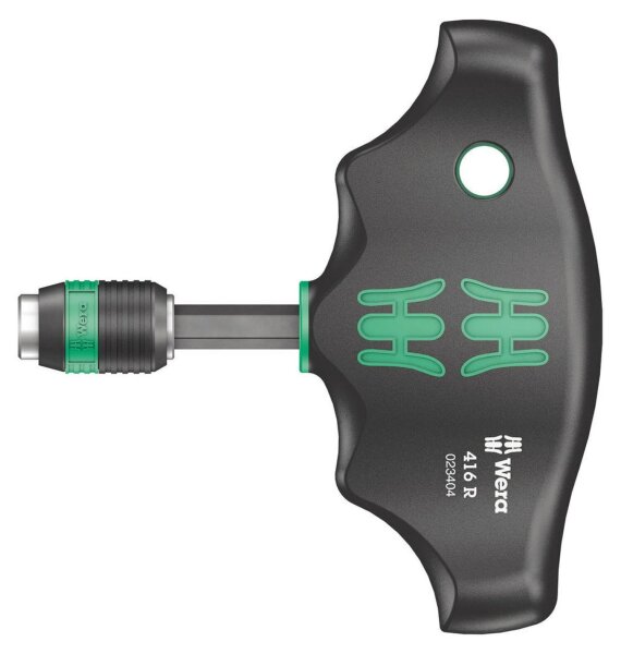 WERA Schraubendreher "416R" Quergriff, Bit-Handhal Maße: 94 x 98 