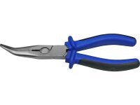 CONDOR Flachrundzange Matt verchromt, 2-Komponente gebogen