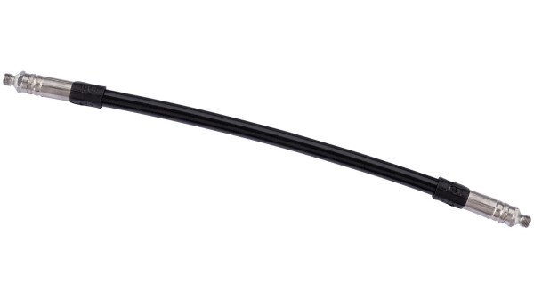 SPEEDBRAKES Stahlflexleitung "Vario" 121 - 140 cm  129 cm, schwar