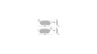 TRW Bremsbelag "MCB 814" Satz Typ PC, Organi