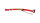 MESSINGSCHLAGER Tandemstange "Trail-Gator" SB-verp rot