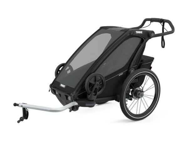 THULE Kinderanhänger "Chariot Sport 1"  Einstellba schwarz