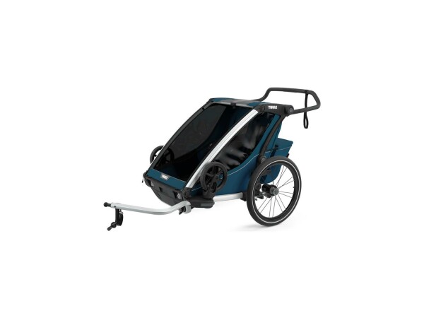 THULE Kinderanhänger "Chariot Cross 2"  Einstellba maljolica blau