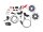 SRAM Schaltgruppen-Set Red eTap AXS 2x Road Disc  gerät mit Kabel