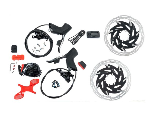 SRAM Schaltgruppen-Set Red eTap AXS 1x Road Disc  gerät mit Kabel