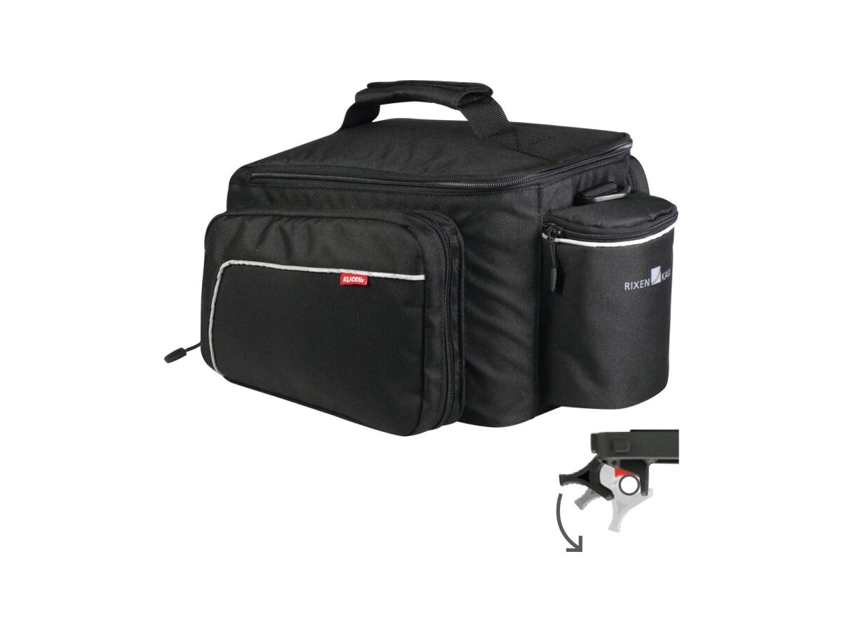 Sacoche Vélo Rixen & Kaul TR.KLICKFIX RACKPACK Light 8L – Transparent, Imperméable, Fixation Rapide - 14