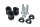 BASIL Befestigungsbolzen "MIK Side Bolzen-Set" 3 B schwarz, Set &