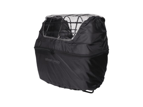ATRANVELO Regenhaube "Rainy Duo Cover" SB-verpackt schwarz mit tr