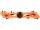 BRAVE Plattform-Pedal "Dirt 2"  SB-verpackt, Nylon orange