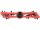 BRAVE Plattform-Pedal "Dirt 2"  SB-verpackt, Nylon rot