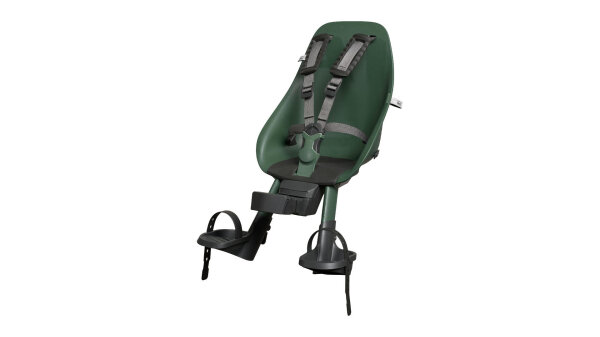 URBAN IKI Kindersitz "Bio Front" Vorne,  mosu green / bincho black
