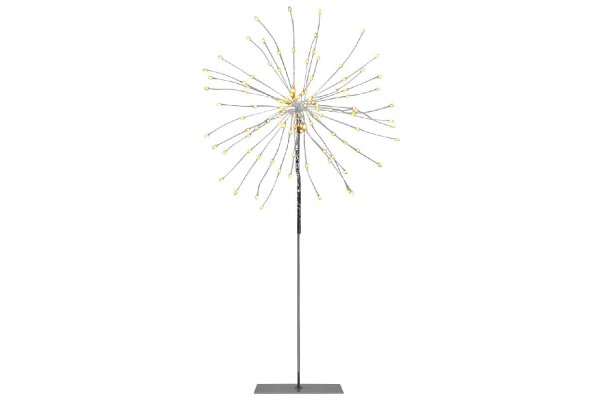 STAR TRADING Standstern Firework 3D LED 50x25cm silber