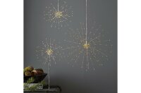 STAR TRADING Standstern Firework 3D LED 50x25cm silber