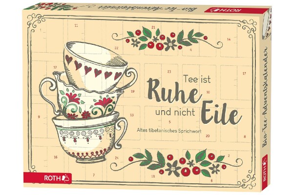 ROTH Adventskalender Bio Tee 24 Beutel 45x34x4cm