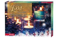 ROTH Adventskalender Kerzen Lichtblicke 24 Kerzen+Teelichter m.Sprüchebuch 45x34x4cm