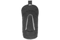 FILLIKID Winterfußsack Eiger Soft Gr.0 Polyester-Pongee melange schwarz