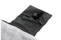 FILLIKID Winterfußsack Eiger Soft Gr.0 Polyester-Pongee melange schwarz