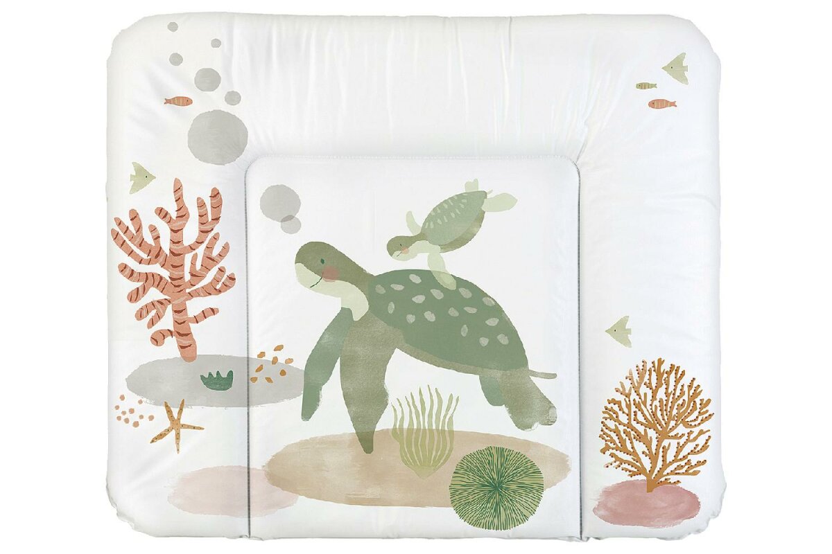 Rotho Babydesign Fasciatoio A Cuneo 70x50 Cm – Morbido, Impermeabile E Lavabile Per Neonati 0+ Mesi – Tema Ginkgo, Articolo 20099 0292