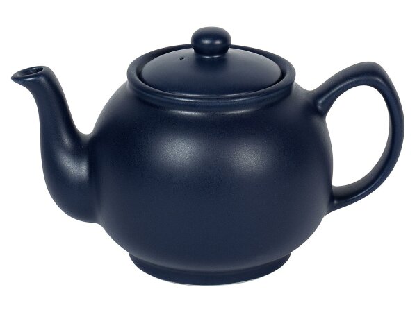 PRICE&KENSINGTON Teekanne 6 Tassen 1,1l matt blau