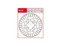 TRW Bremsscheibe "MST426" starr, mit ABE