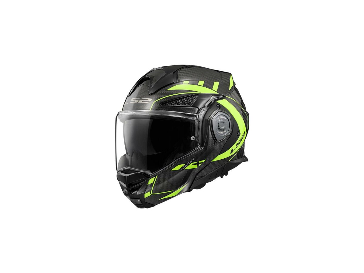 LS2 ADVANT IRON Klapphelm – Matt Weiß/schwarz, Größe M, Mit Sonnenvisier & Pinlock