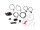 SRAM Schaltgruppen-Set "Red eTap AXS 1x", "Aero", 