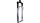 ROCKSHOX Federgabel "Pike DJ" 26" Einsatzbereich:  silber, 100 mm