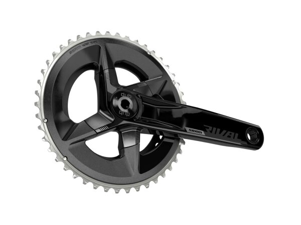 SRAM Kettenradgarnitur "Rival AXS" 2-fach, DUB, oh 33 / 46 Zähne,