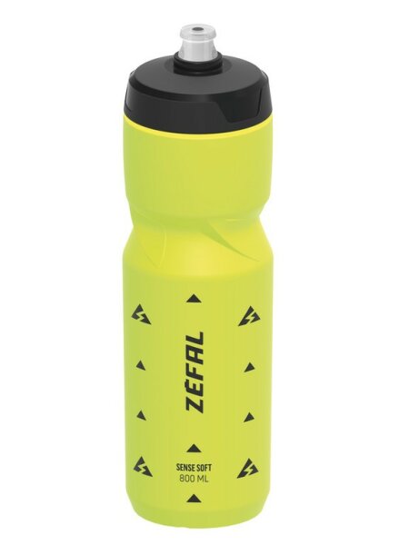 Trinkflasche Zefal Sense Soft 80 800ml, neon gelb,