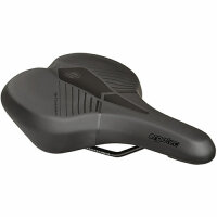 Sattel ES COMFORT PLUS soft, ergotec, PU, schwarz, Hump