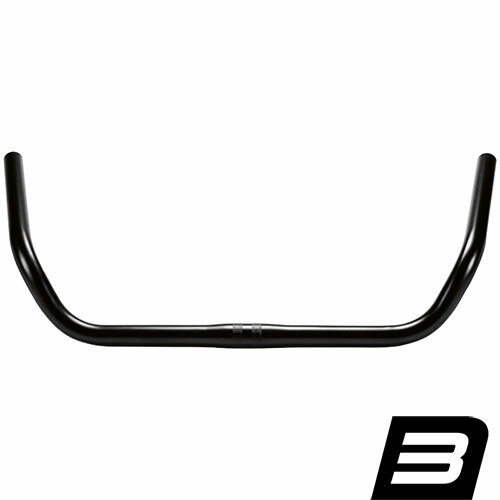 Bügel ENGLISCHER, ergotec, 77°, Ø = 25,4mm, Stahl, schw