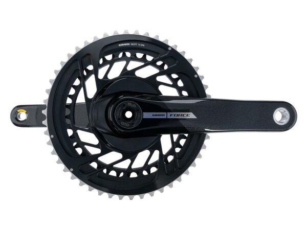 SRAM Kettenradgarnitur "Force AXS" 2-fach, DUB, oh 37 / 50 Zähne,