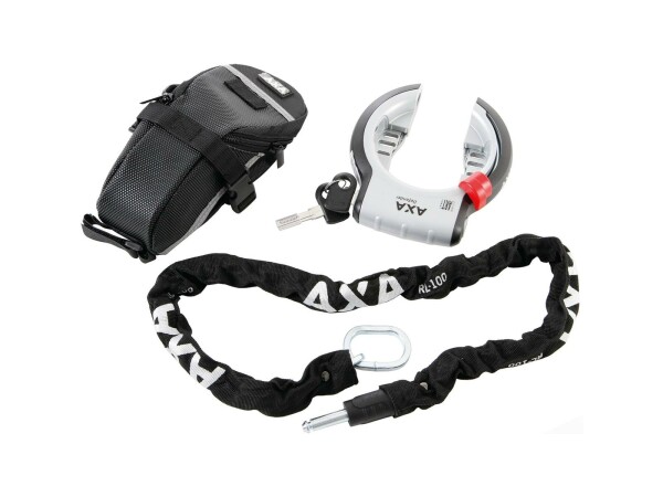 AXA Rahmenschloss-Set "Defender", Inkl. Einsteckkette R