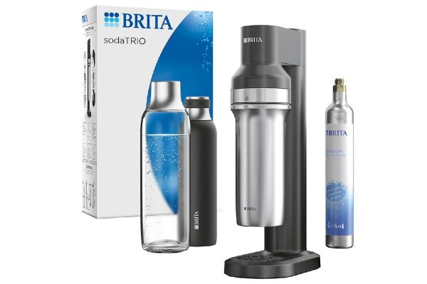 BRITA Wassersprudler sodaTRIO schwarz
