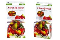 DETI Twist-off-Deckel Ø82mm Obst Dekor PVC-frei...