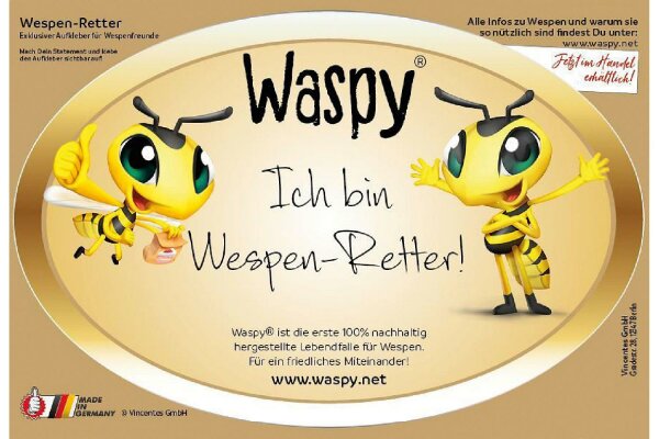 Waspy® - Die nachhaltige Wespen-Lebendfalle - zumoo