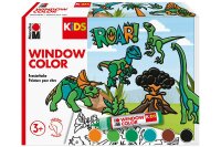 MARABU KiDS Window Color Dinosaurier 25ml 6er Set