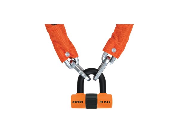 OXFORD Kettenschloss "HD Chain" Kette au Länge 150 cm, orange