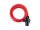OXFORD Kabelschloss "Cable Lock" 12 mm g rot