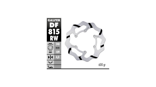 GALFER Bremsscheibe "DF815" Typ W - Offroa