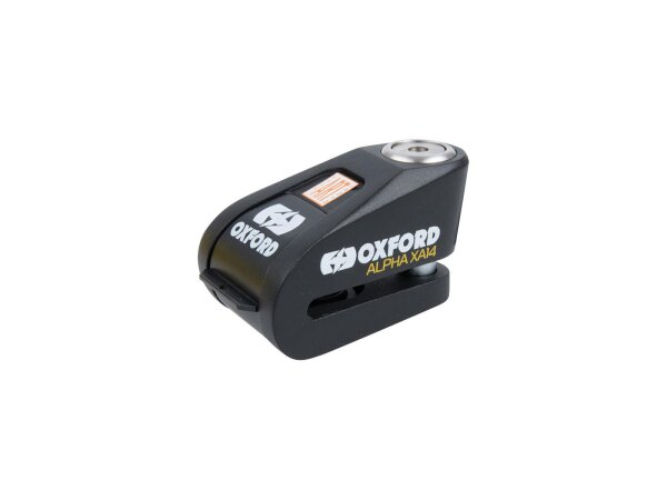 OXFORD Bremsscheibenschloss "Alpha XA14" schwarz