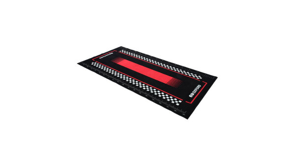OXFORD Werkstattmatte "L" 5 mm hochfloriger Teppic Pitlane Red