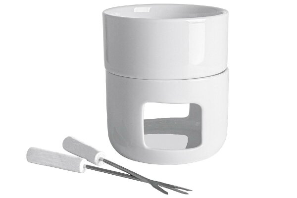 GUSTA Mini Fondue weiß