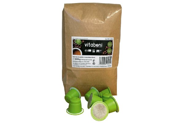 VITABONI Bio & Fairtrade Kaffeekapsel - Lungo 100er Pack