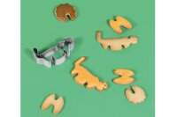 CHEFCLUB Keksausstecher Set Safari Kekse 3D 8teilig
