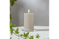 STAR TRADING LED Wachskerze Flamme Stripe Batterie Timer...