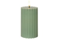 STAR TRADING LED Wachskerze Flamme Stripe Batterie Timer...