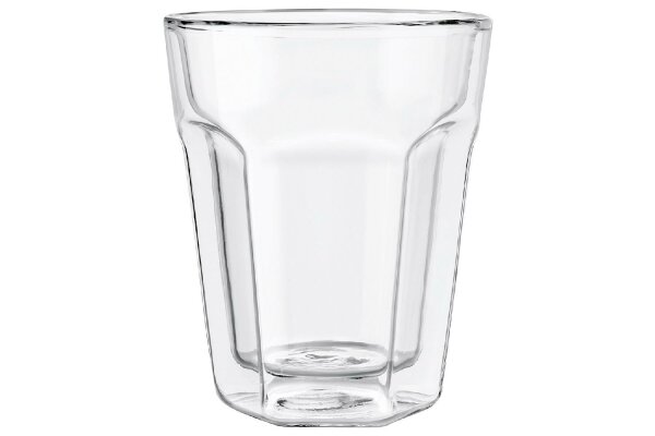 LEOPOLD Kaffee Glas doppelwandig 220ml 2er Set