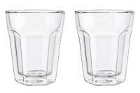 LEOPOLD Kaffee Glas doppelwandig 220ml 2er Set